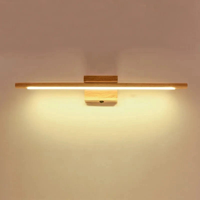 Applique murale LED en bois massif et interrupteur moderne | Marco Lucetti