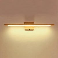 Applique murale LED en bois massif et interrupteur moderne | Marco Lucetti