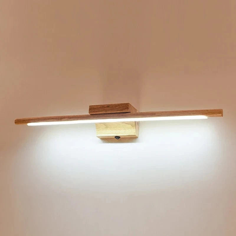 Applique murale LED en bois massif et interrupteur moderne | Marco Lucetti