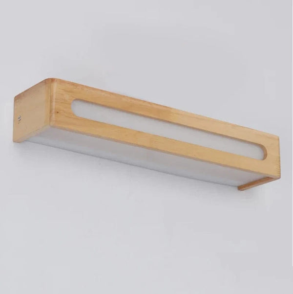 Applique murale LED en bois massif nordique à longue bande | Marco Lucetti