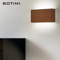 Applique murale LED en bois naturel - Marron Élégant | Marco Lucetti