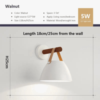 Applique murale Led en bois Nordique. | Marco Lucetti