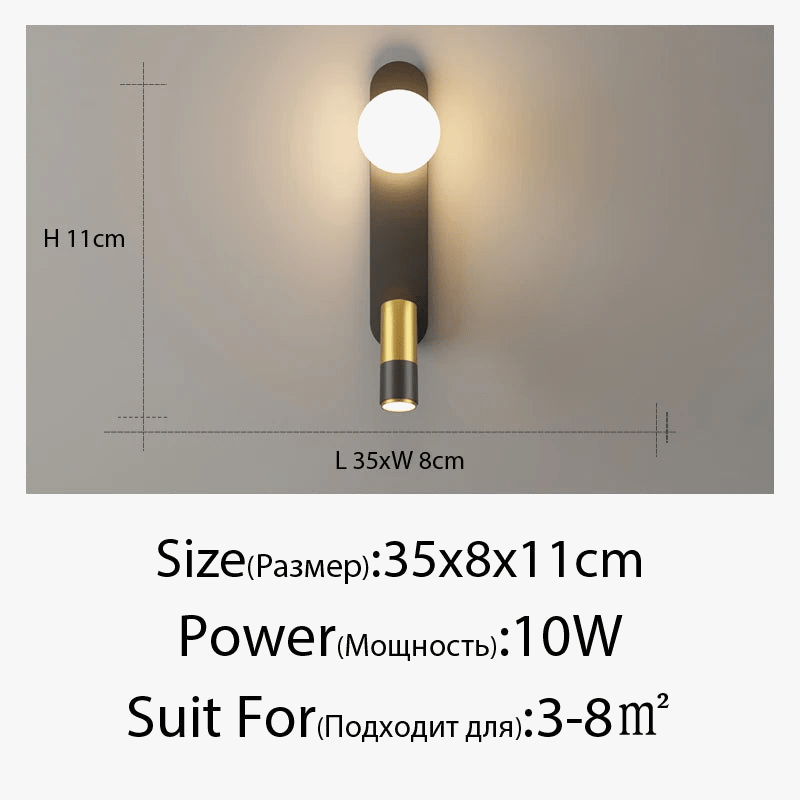 Applique murale LED en bois pour un éclairage intérieur moderne | Marco Lucetti