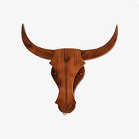 Applique murale LED "Cerf Bois Rétro"