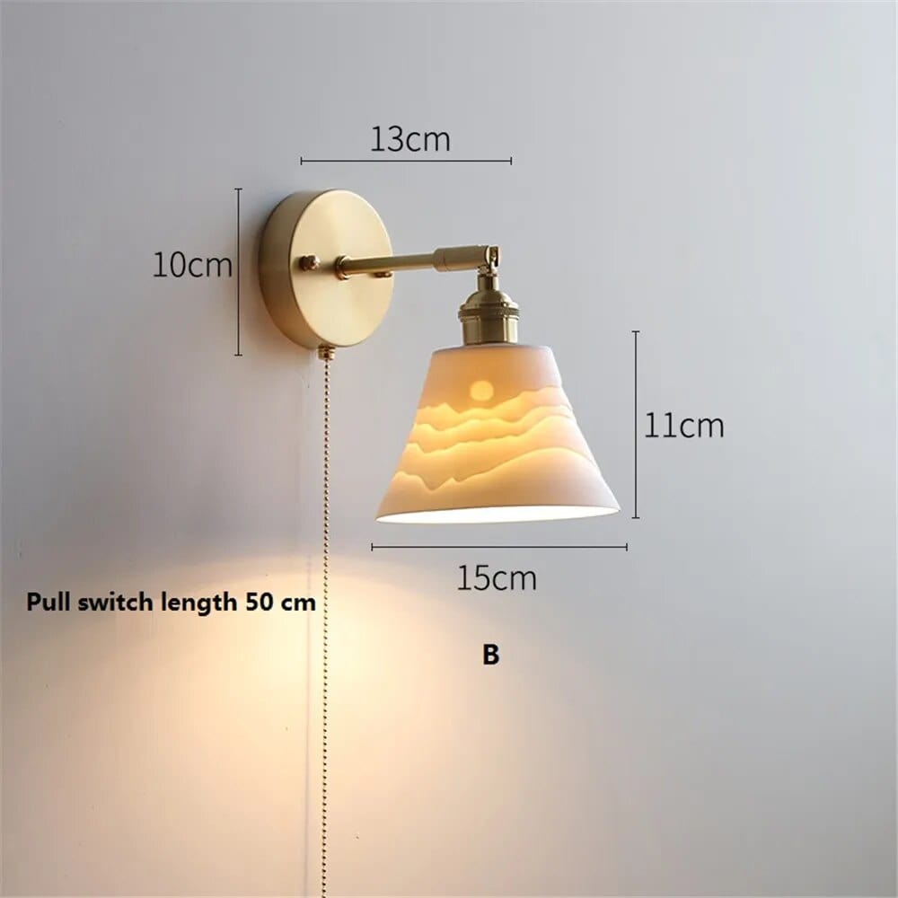 Applique murale LED en céramique LuxeLum | Marco Lucetti B