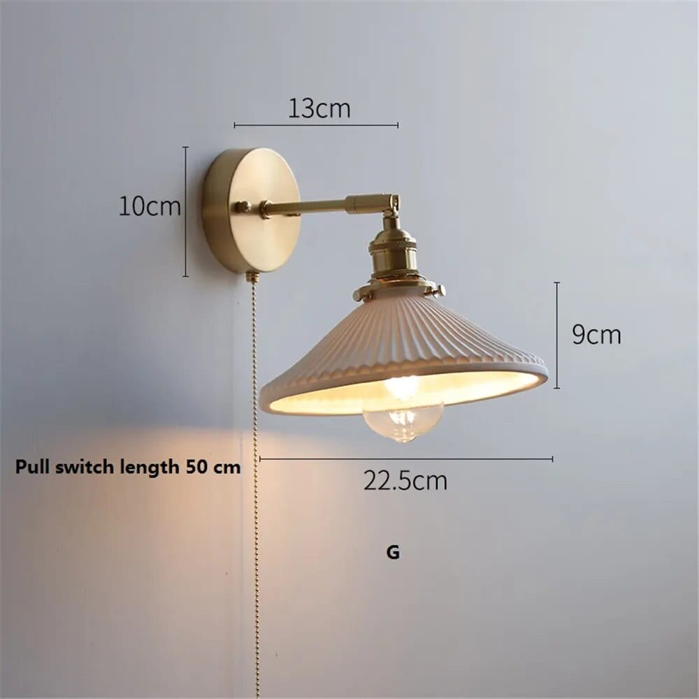 Applique murale LED en céramique LuxeLum | Marco Lucetti G