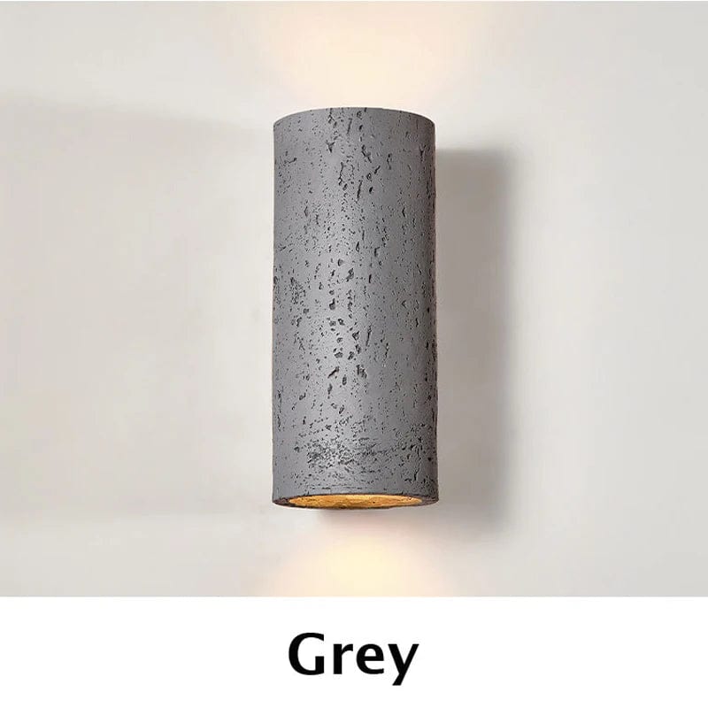 Applique murale LED en ciment au style nostalgique pour une décoration rétro Wabi Sabi. | Marco Lucetti