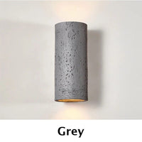 Applique murale LED en ciment au style nostalgique pour une décoration rétro Wabi Sabi. | Marco Lucetti