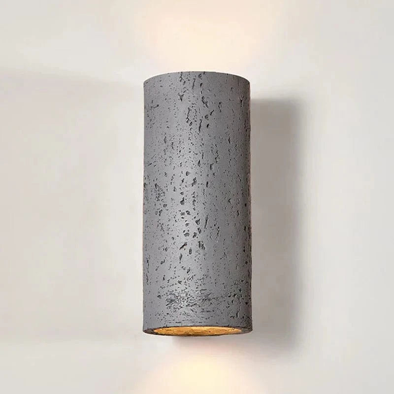 Applique murale LED en ciment au style nostalgique pour une décoration rétro Wabi Sabi. | Marco Lucetti