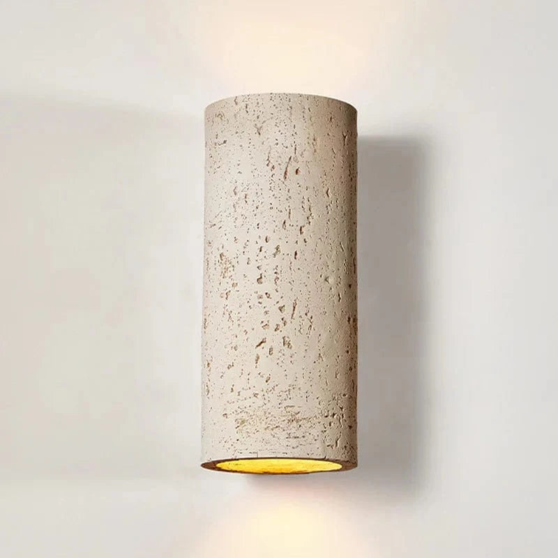 Applique murale LED en ciment au style nostalgique pour une décoration rétro Wabi Sabi. | Marco Lucetti