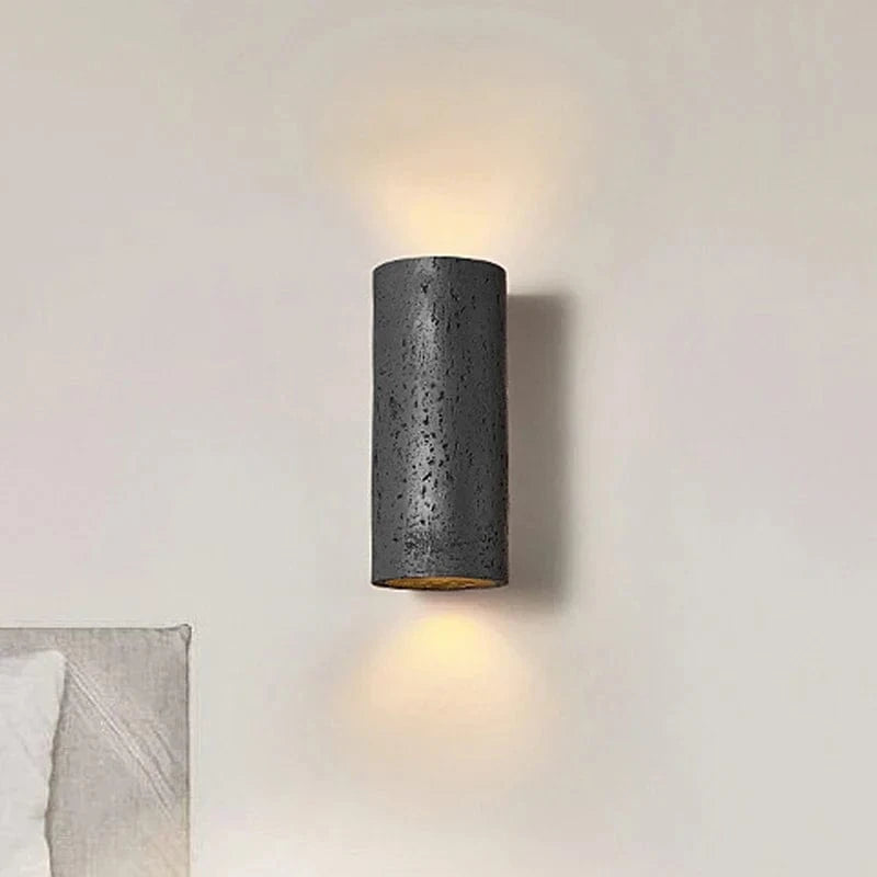 Applique murale LED en ciment au style nostalgique pour une décoration rétro Wabi Sabi. | Marco Lucetti