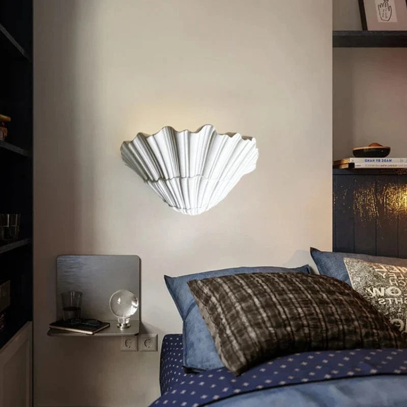 Applique murale LED en coquille de gypse - Design moderne et créatif | Marco Lucetti