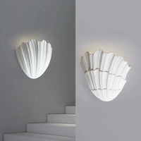 Applique murale LED en coquille de gypse - Design moderne et créatif | Marco Lucetti