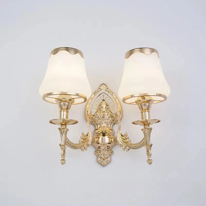 Applique murale LED en cristal au design minimaliste et moderne | Marco Lucetti 2 têtes