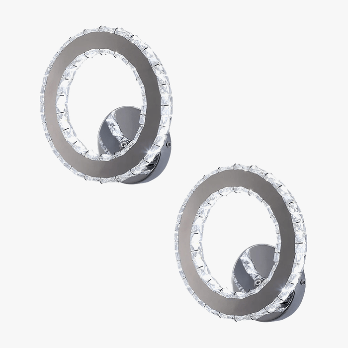 Applique murale LED en cristal de luxe moderne minimaliste | Marco Lucetti