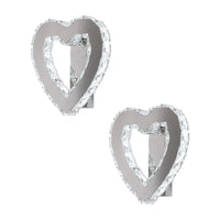 Applique murale LED en cristal de luxe moderne minimaliste | Marco Lucetti Style A-2 pièces / Blanc chaud (2700-3500K)