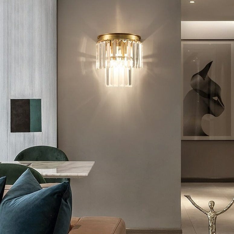 Applique murale LED en cristal Kleon | Marco Lucetti