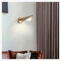 Applique murale LED en cuivre au design moderne et décoratif - Illuminateur de style | Marco Lucetti Doré