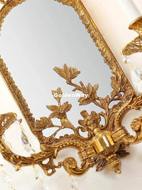 Applique murale LED en cuivre design moderne - Parfait pour une décoration intérieure sophistiquée | Marco Lucetti L44cm H53cm