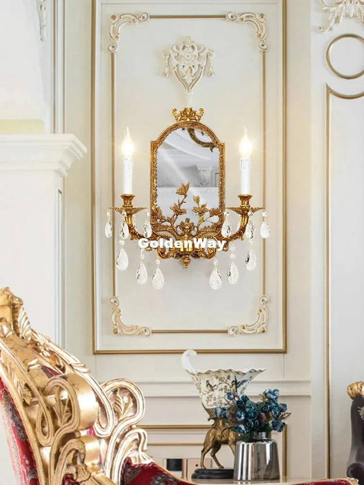 Applique murale LED en cuivre design moderne - Parfait pour une décoration intérieure sophistiquée | Marco Lucetti L44cm H53cm