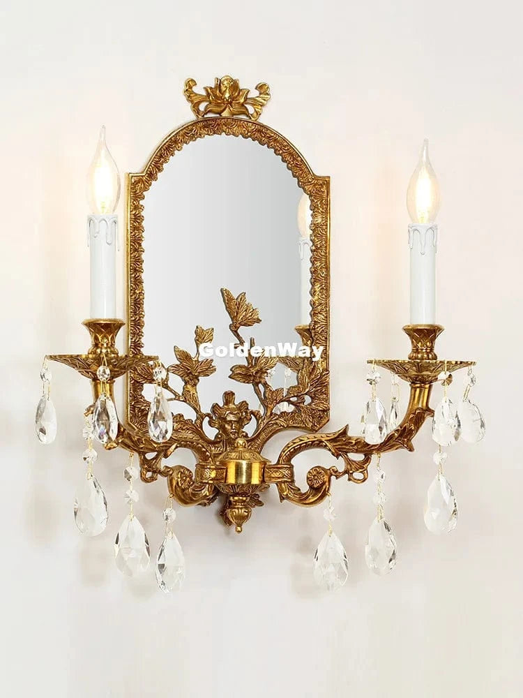 Applique murale LED en cuivre design moderne - Parfait pour une décoration intérieure sophistiquée | Marco Lucetti L44cm H53cm