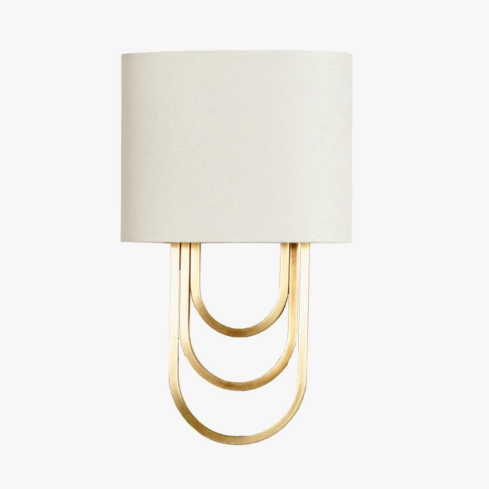 Applique Murale LED en Cuivre Style Américain Haut de Gamme Moderne