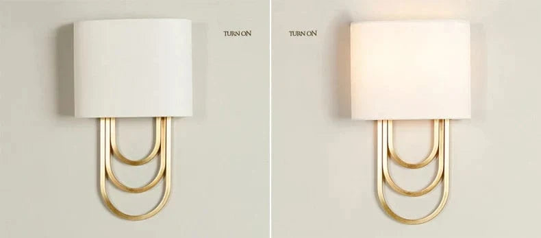 Applique Murale LED en Cuivre Style Américain Haut de Gamme Moderne | Marco Lucetti