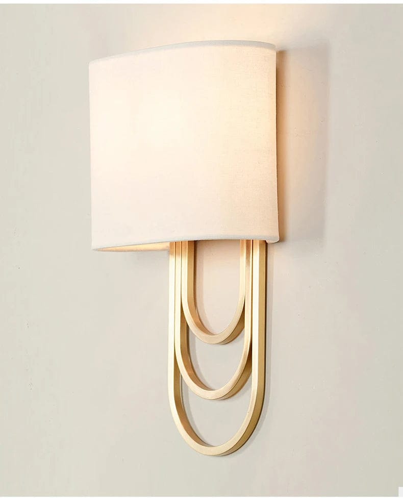 Applique Murale LED en Cuivre Style Américain Haut de Gamme Moderne | Marco Lucetti