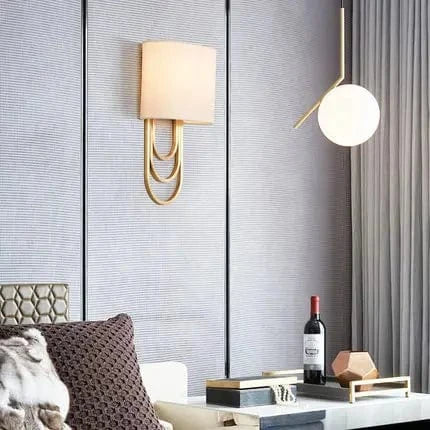 Applique Murale LED en Cuivre Style Américain Haut de Gamme Moderne | Marco Lucetti