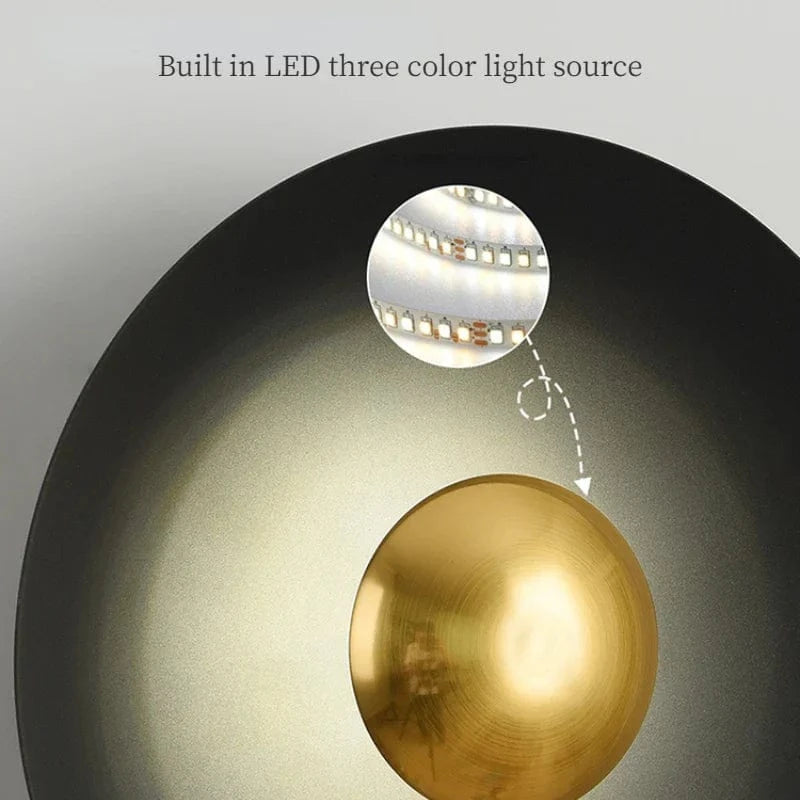 Applique Murale LED en Fer au Design Minimaliste Moderne - Lumina | Marco Lucetti