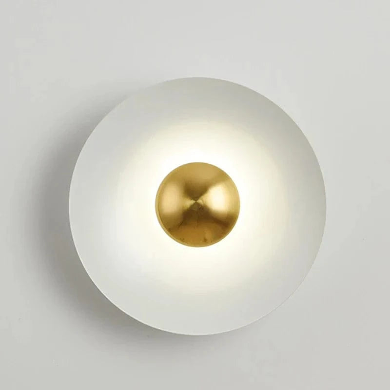 Applique Murale LED en Fer au Design Minimaliste Moderne - Lumina | Marco Lucetti BLANC / Diamètre30cm / Source de lumière 3 couleurs