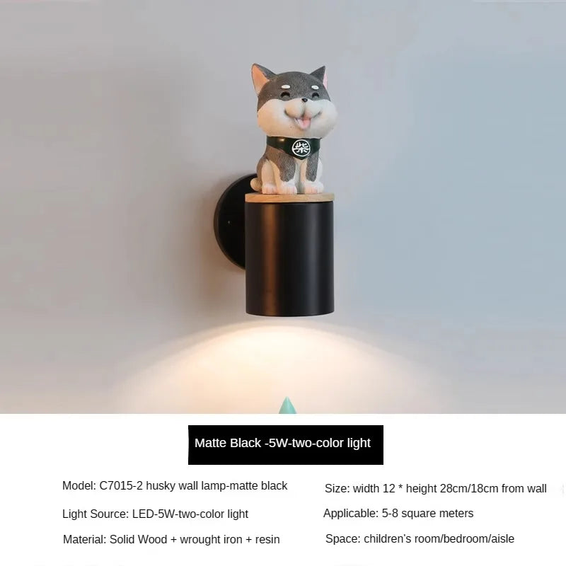 Applique murale LED "Chat Cartoon"