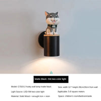 Applique murale LED "Chat Cartoon"