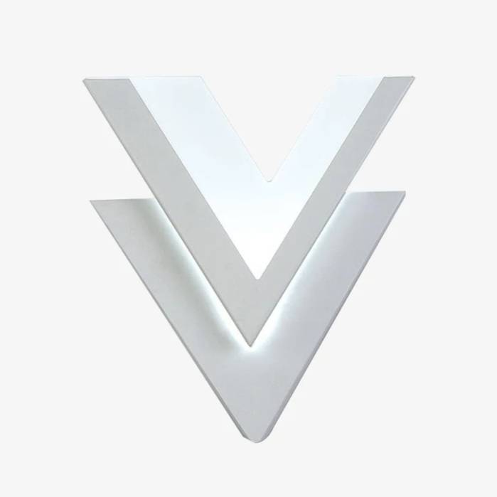 Applique murale LED en V
