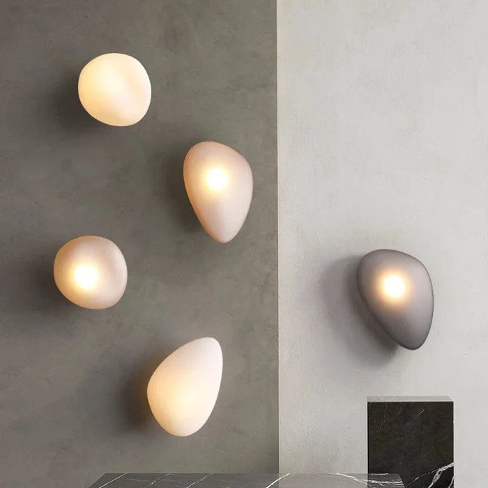 Applique murale LED en galets - Collection Scandinave | Marco Lucetti