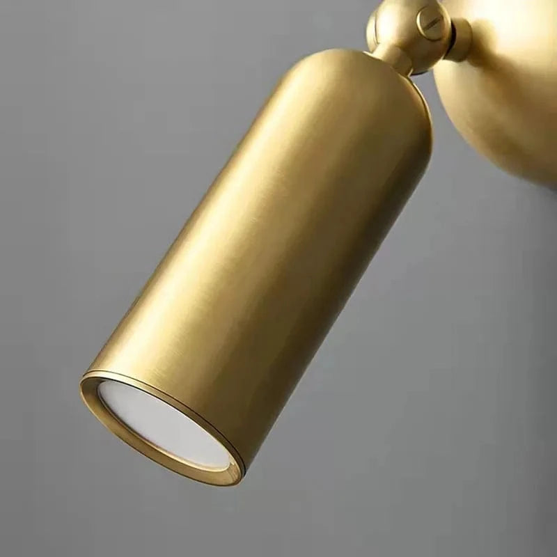 Applique murale LED en laiton moderne et rotative avec gradation | Marco Lucetti