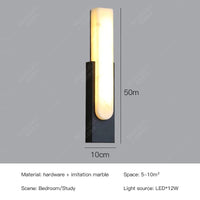 Applique murale LED en marbre au Design contemporain | Marco Lucetti