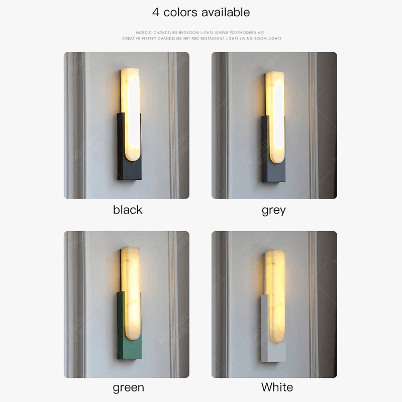 Applique murale LED en marbre au Design contemporain | Marco Lucetti