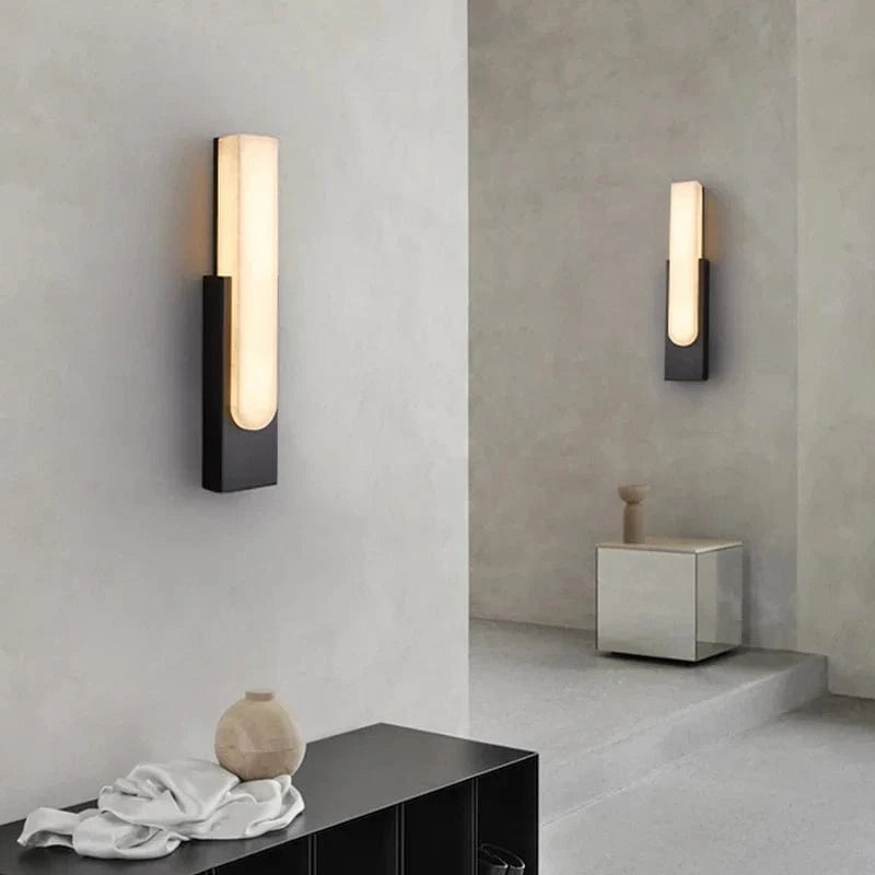 Applique murale LED en marbre au Design contemporain | Marco Lucetti