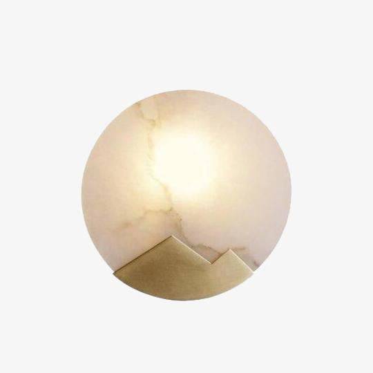 Applique murale LED en marbre avec base dorée Creative | Marco Lucetti