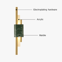 Applique murale LED en marbre - Collection Modernité | Marco Lucetti