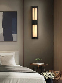 Applique murale LED en marbre cuboïde - Parfaite pour tous les espaces | Marco Lucetti