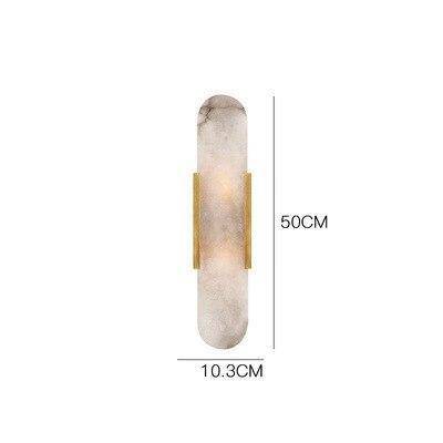 Applique murale LED en marbre de luxe | Marco Lucetti