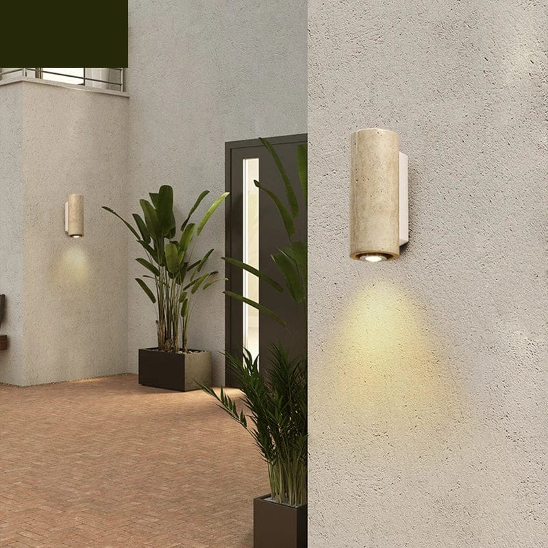 Applique murale LED en marbre moderne pour chambre et extérieur | Marco Lucetti