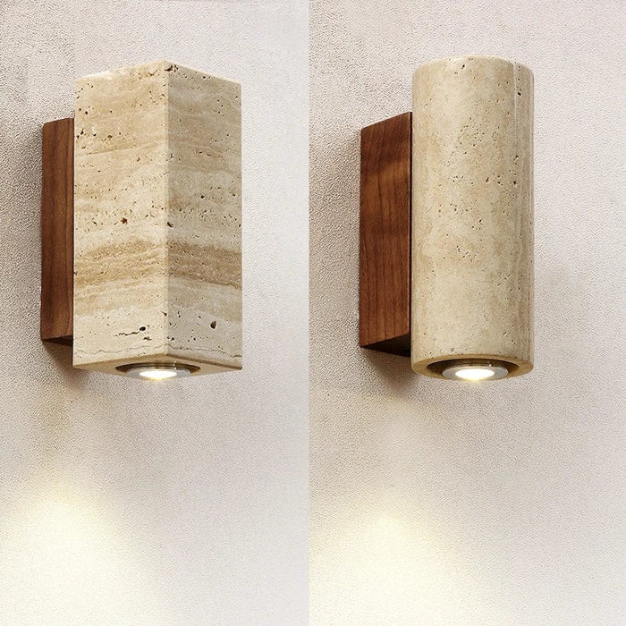 Applique murale LED en marbre moderne pour chambre et extérieur | Marco Lucetti