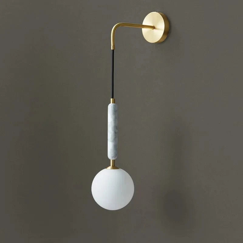 Applique murale LED en marbre nordique design contemporain | Marco Lucetti