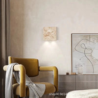 Applique murale LED en pierre naturelle 3000K - Lampe d'ambiance - Livraison directe | Marco Lucetti
