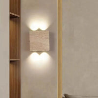 Applique murale LED en pierre naturelle 3000K - Lampe d'ambiance - Livraison directe | Marco Lucetti