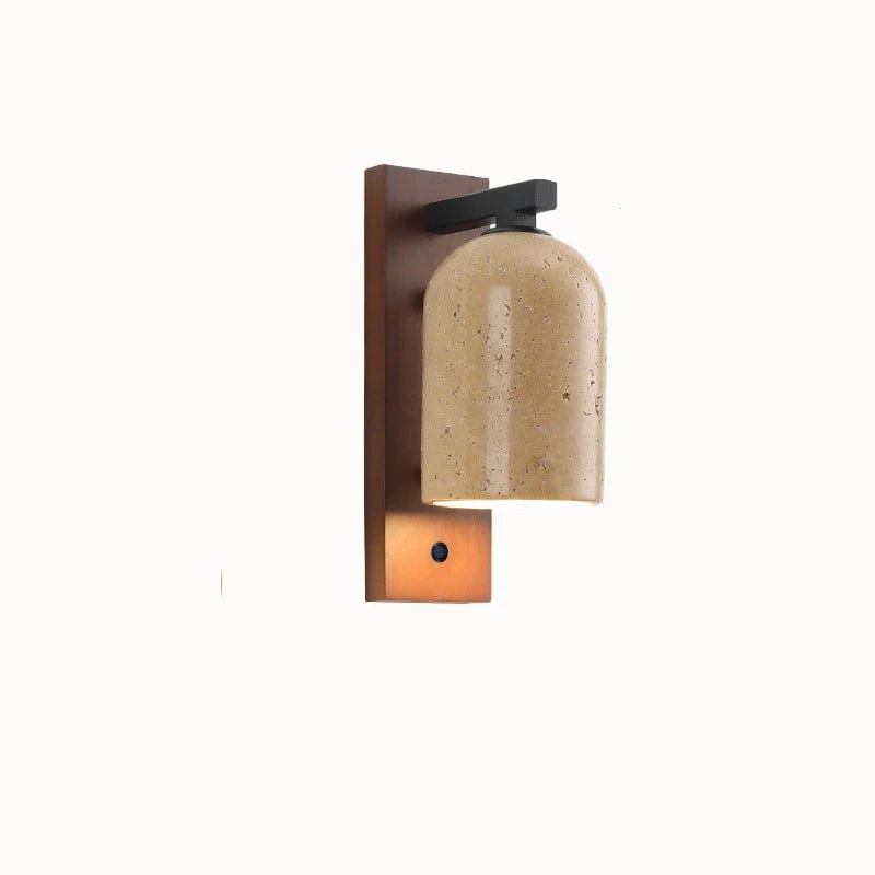 Applique Murale LED en Pierre Naturelle pour Hôtel - Interrupteur inclus | Marco Lucetti