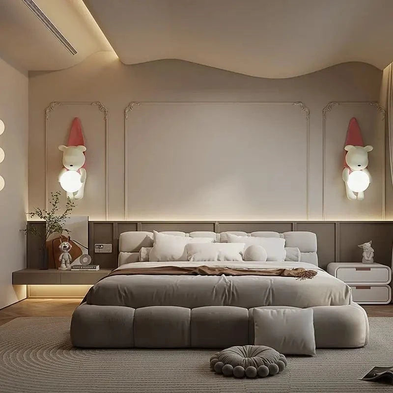 Applique murale LED en résine motif ourson tendance | Marco Lucetti